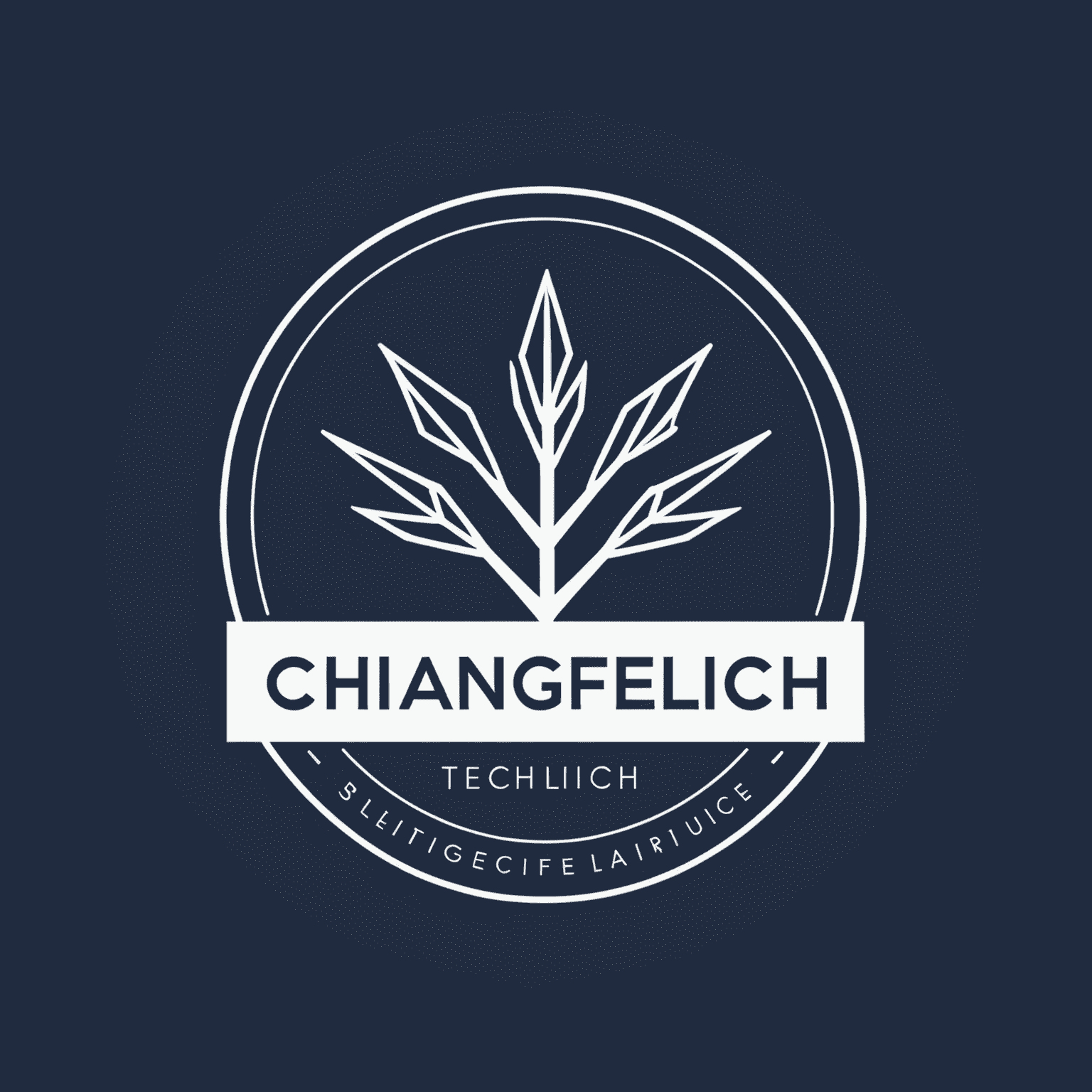 ChangeLIFETech logo featuring a modern, minimalist design with the company name in white text on a deep navy blue background